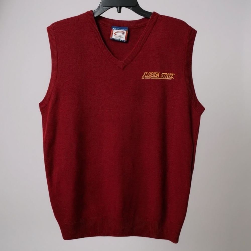 Cadre Athletic Apparel Men’s Vintage Florida State University Sweater Vest M‎
